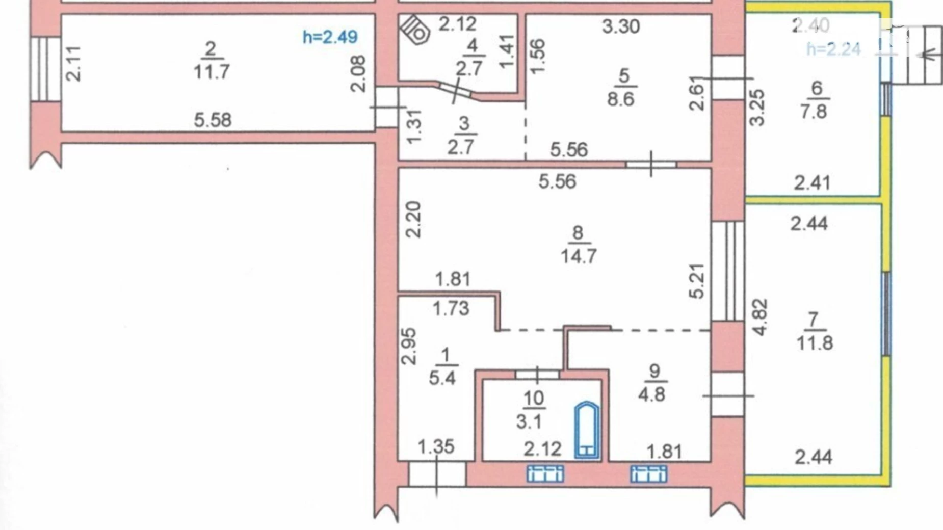 Продается 4-комнатная квартира 75 кв. м в Черноморском, ул. Корабельная - фото 5