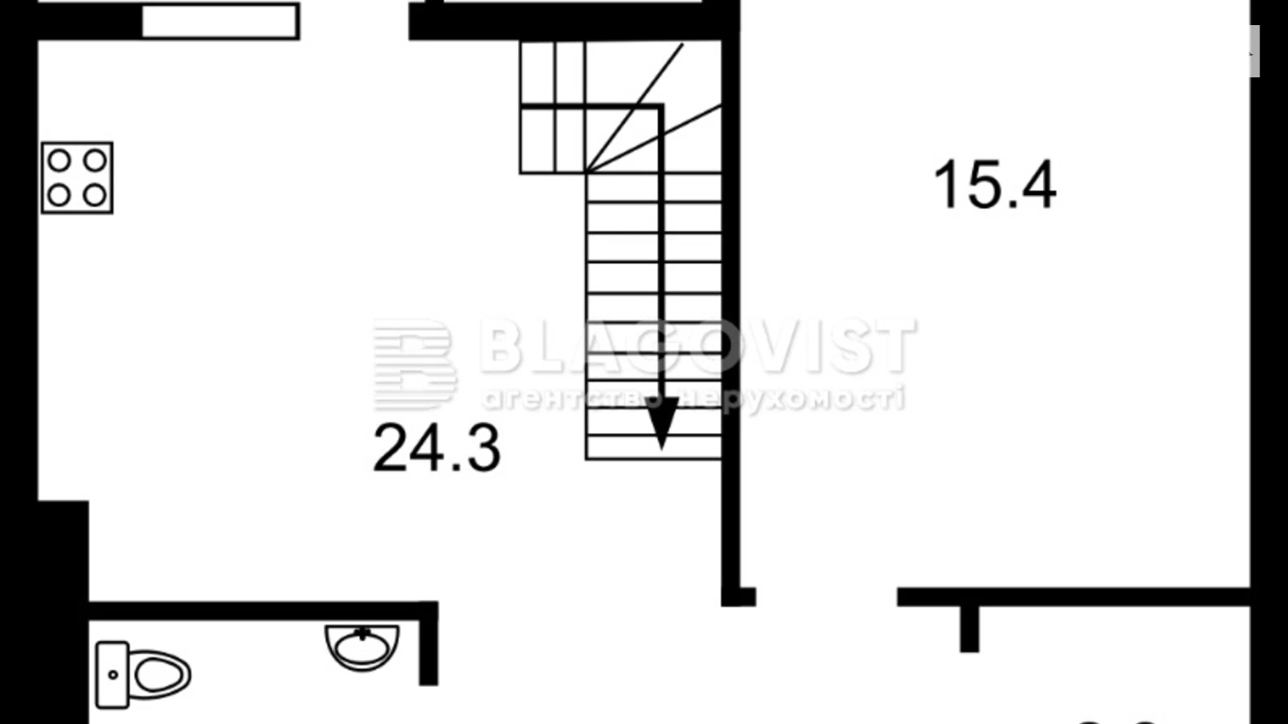 Продается 3-комнатная квартира 88 кв. м в Киеве, ул. Гарматная, 38Б