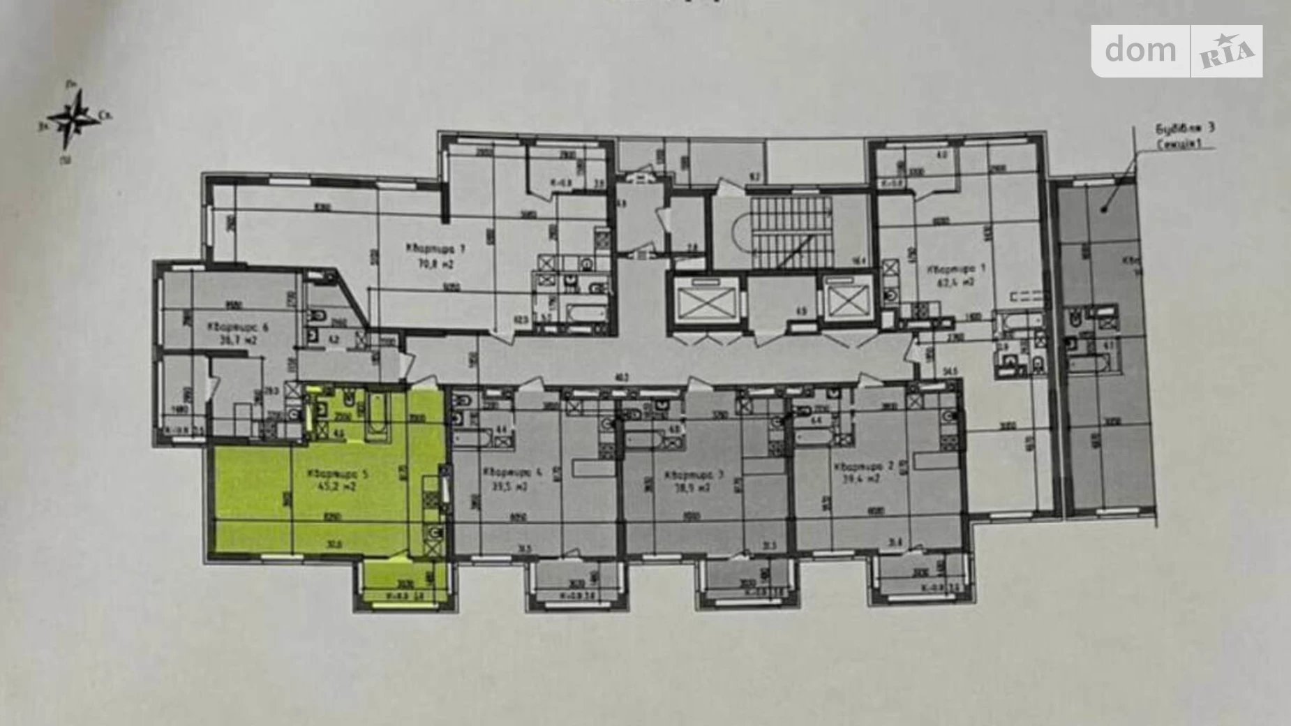 Продается 1-комнатная квартира 45 кв. м в Днепре, ул. Мандрыковская, 298