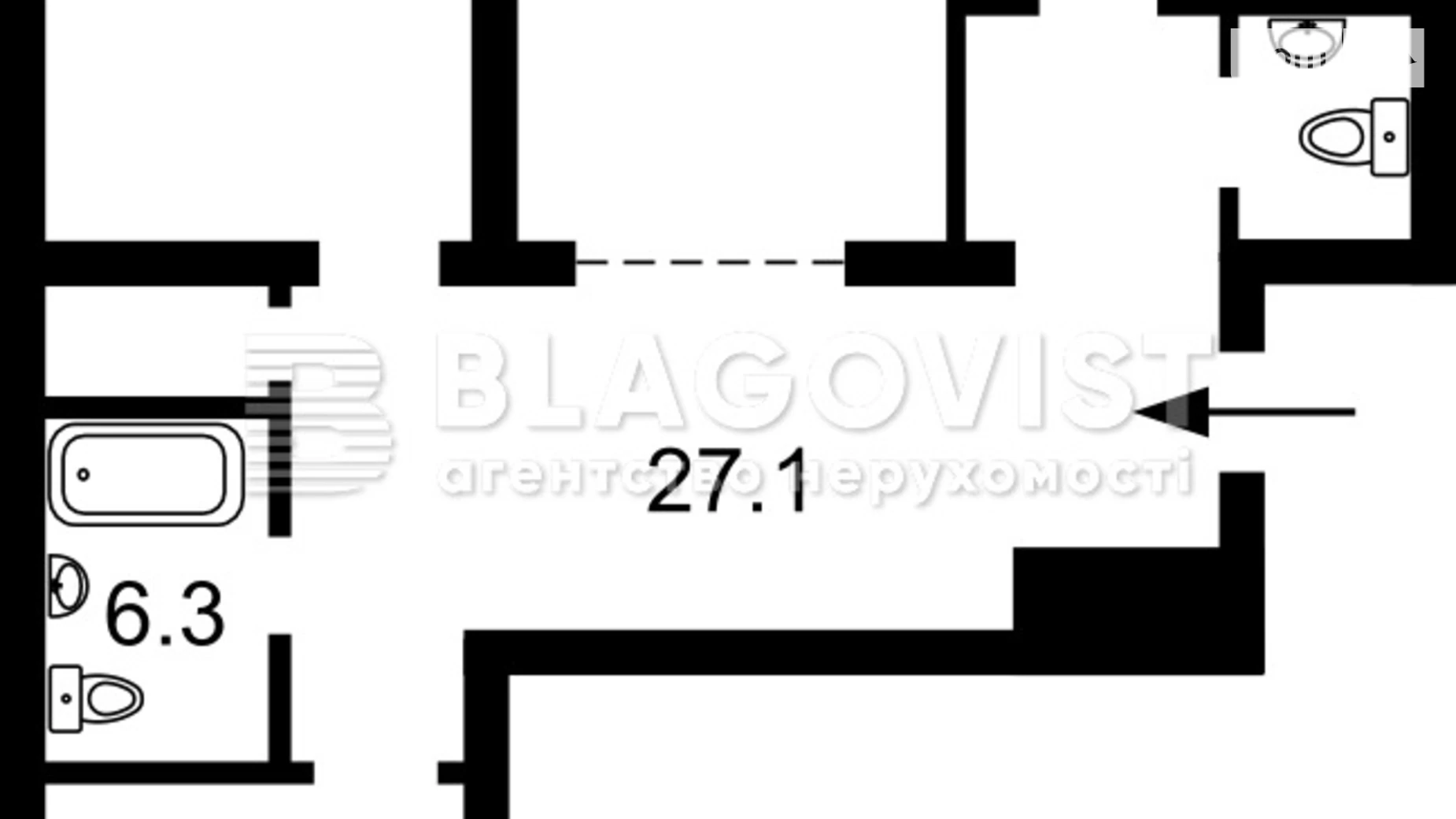 Продается 3-комнатная квартира 132 кв. м в Киеве, ул. Вячеслава Черновола, 20