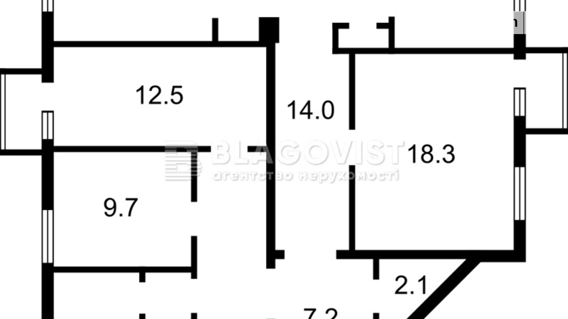 Продается 1-комнатная квартира 122 кв. м в Киеве, ул. Щекавицкая, 42/48 - фото 3