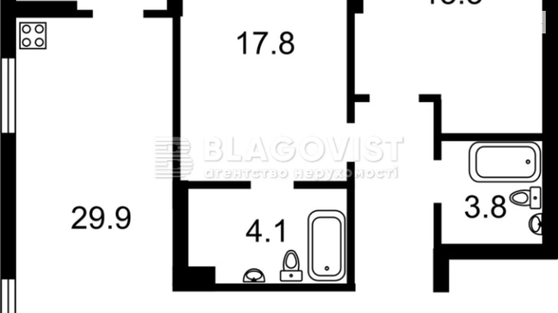 Продается 2-комнатная квартира 81 кв. м в Киеве, ул. Митрополита Василия Липковского(Урицкого), 38 - фото 3