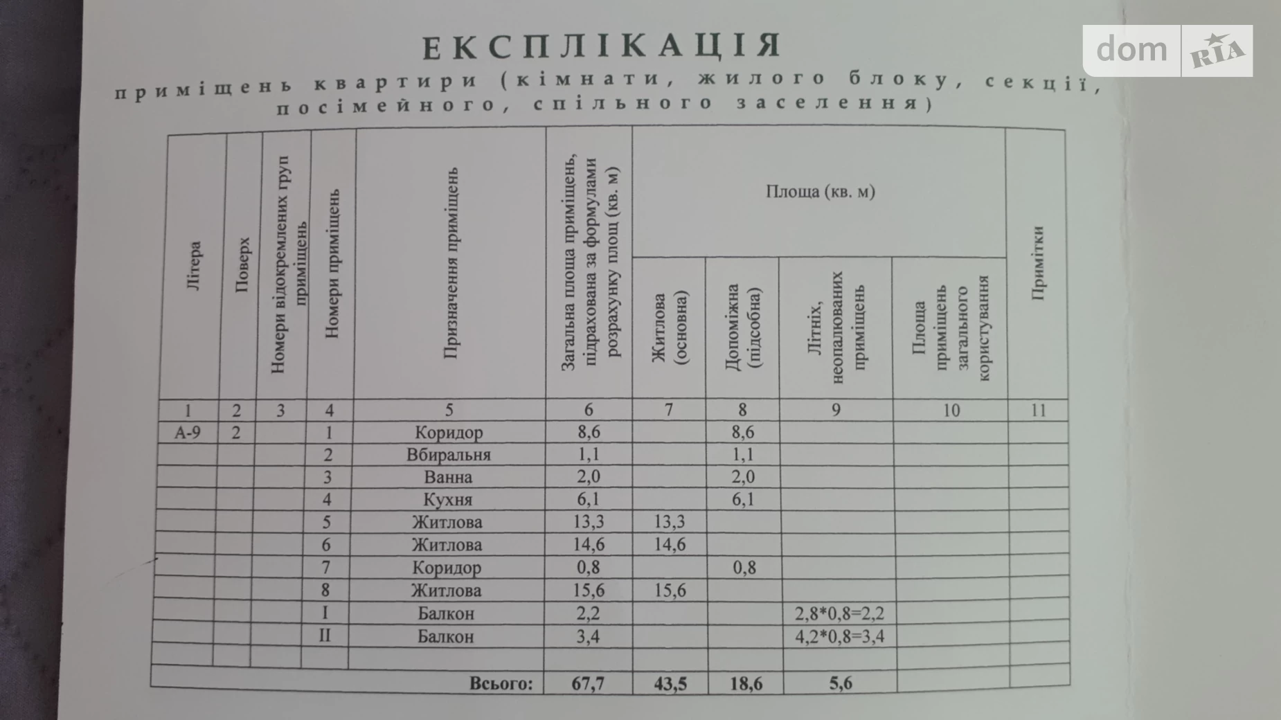 Продається 3-кімнатна квартира 67.7 кв. м у Харкові, вул. Амосова, 5