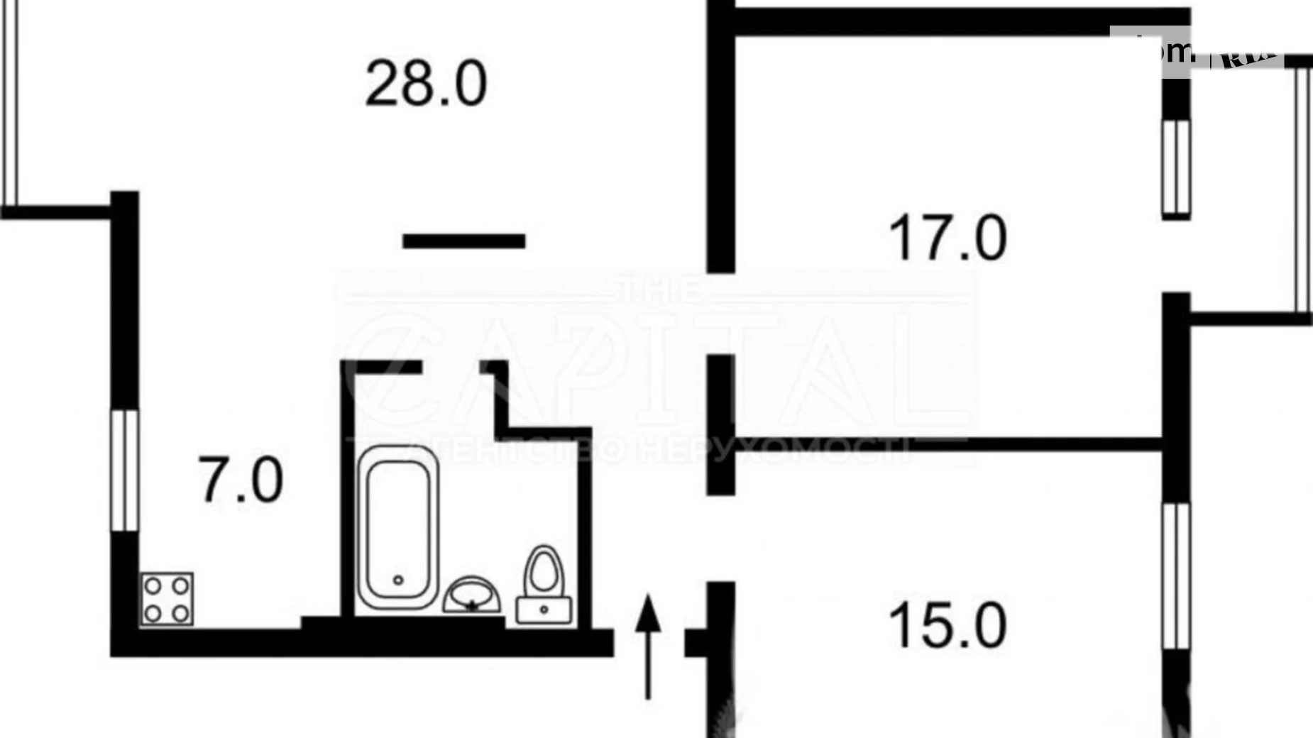 Продается 3-комнатная квартира 71 кв. м в Киеве, ул. Липская, 19/7 - фото 2