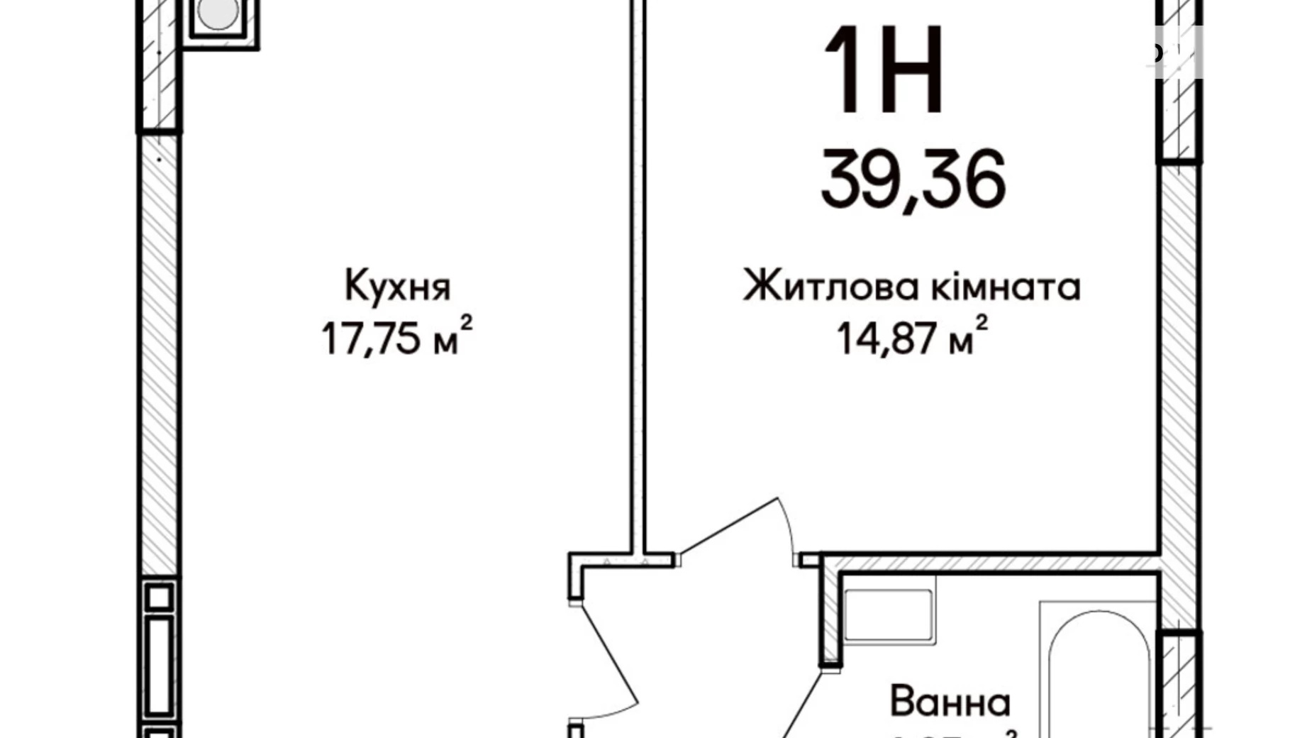Продается 3-комнатная квартира 76 кв. м в Ирпене, ул. Ольги Кобылянской(Достоевского) - фото 2