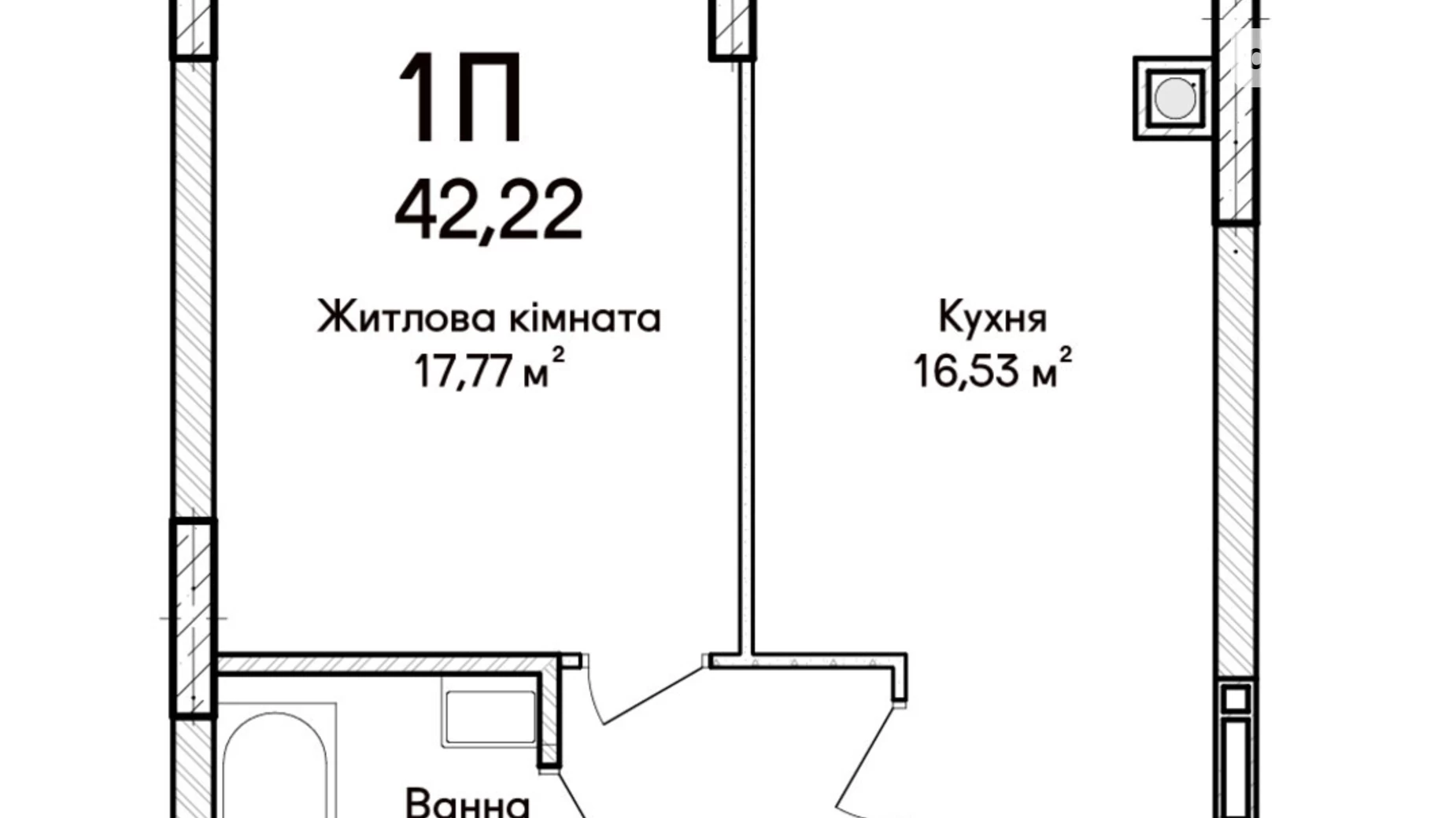 Продається 3-кімнатна квартира 87 кв. м у Ірпені, вул. Ольги Кобилянської(Достоєвського) - фото 2