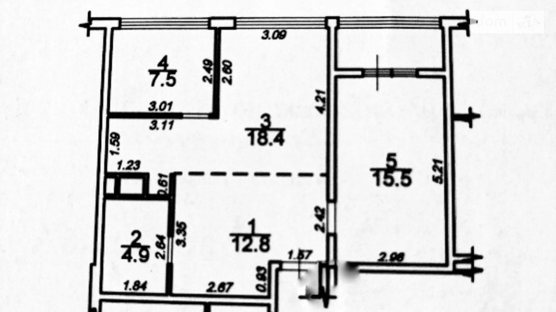 Продається 2-кімнатна квартира 62.7 кв. м у Одесі, вул. Басейна, 6 - фото 2