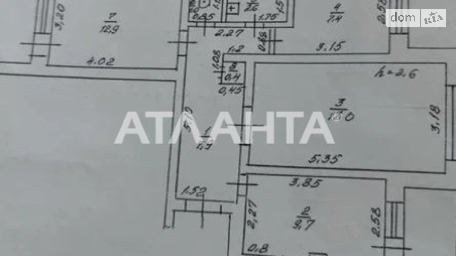 Продается 3-комнатная квартира 66 кв. м в Одессе, ул. Скидановская