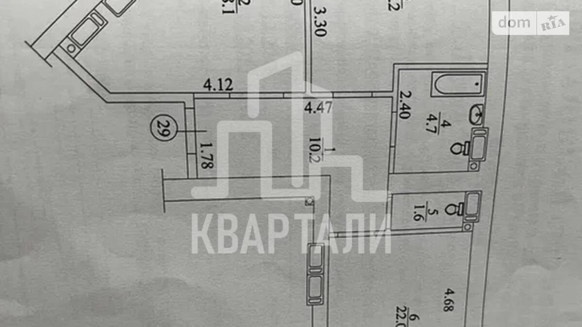 Продається 2-кімнатна квартира 68 кв. м у Києві, вул. Радистів, 34Б - фото 5