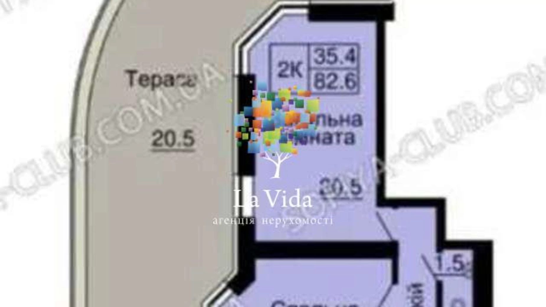 Продається 2-кімнатна квартира 62 кв. м у Софіївській Борщагівці, вул. Зелена, 5 - фото 3