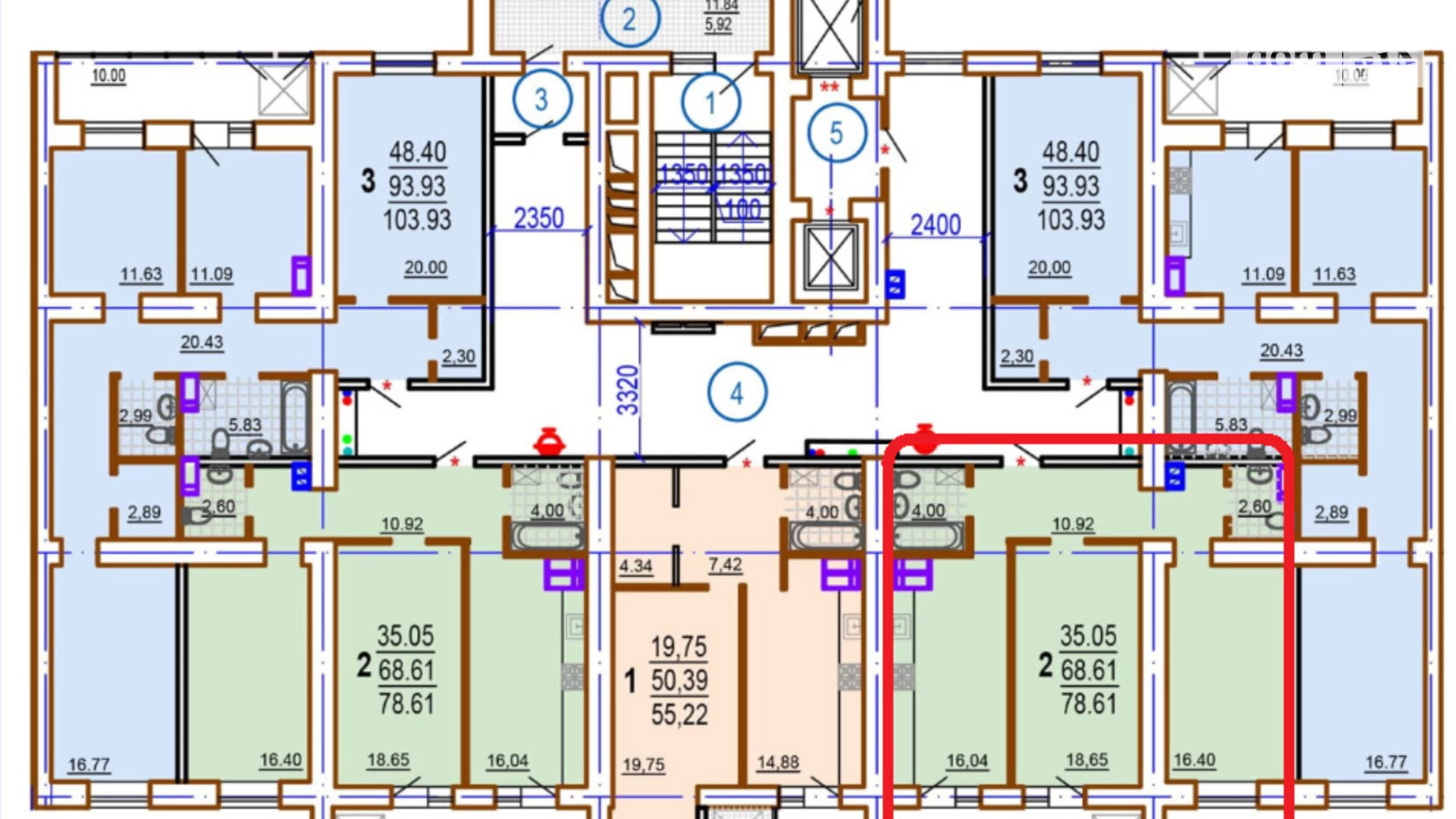 Продается 2-комнатная квартира 78 кв. м в Харькове, ул. Шекспира, 13