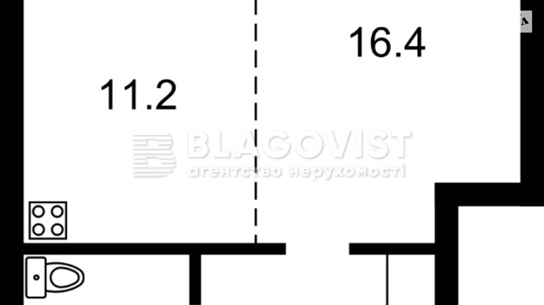 Продается 1-комнатная квартира 43 кв. м в Киеве, ул. Демеевская, 18