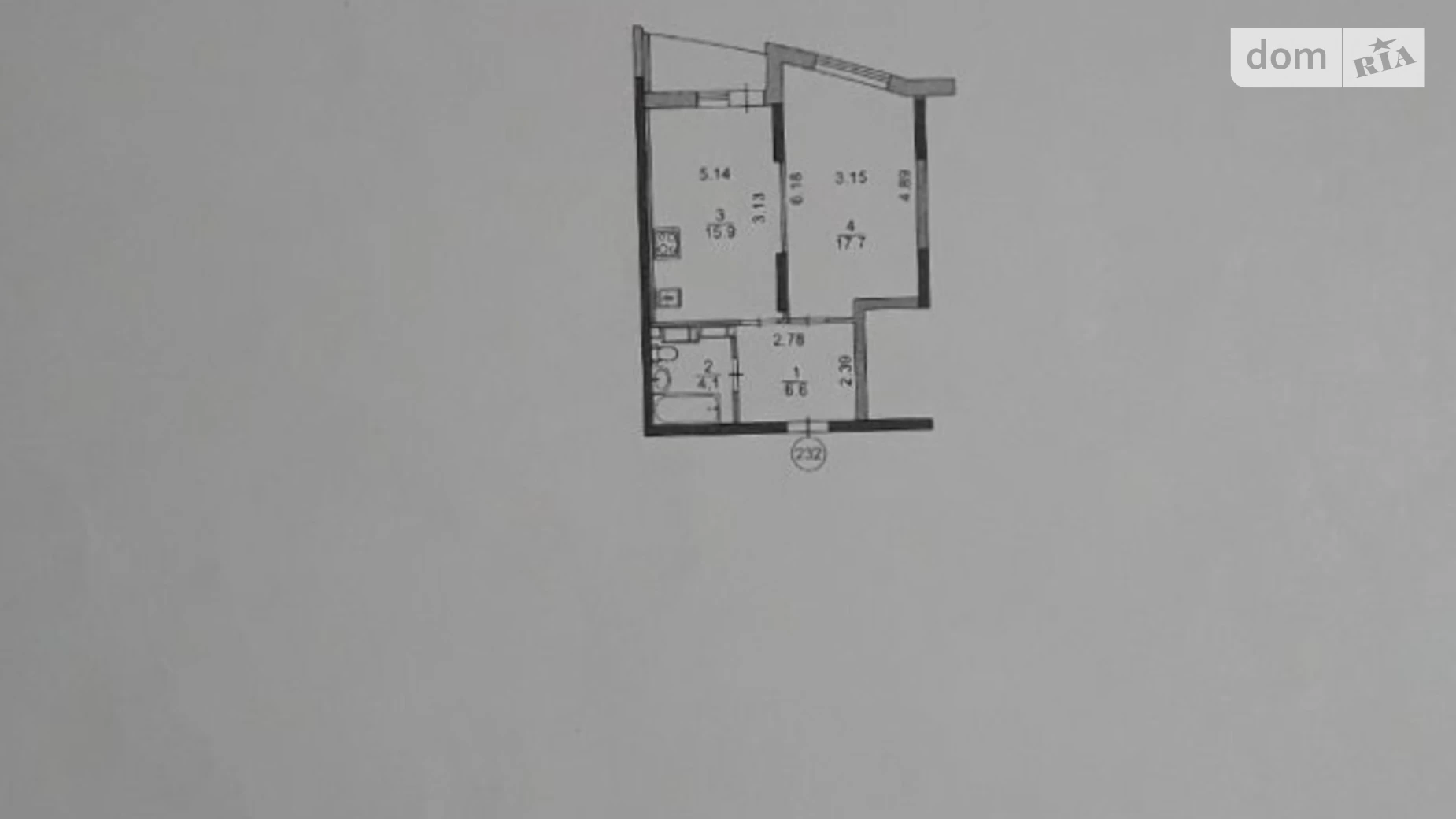 Продается 1-комнатная квартира 46 кв. м в Киеве, ул. Николая Кибальчича