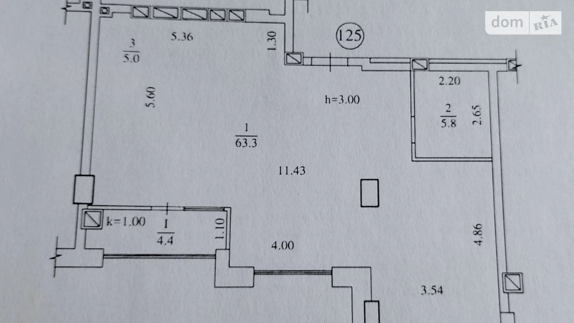 Продається 2-кімнатна квартира 79 кв. м у Дніпрі, бул. Кучеревського, 1