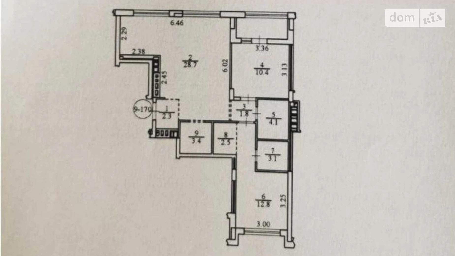 Продается 2-комнатная квартира 72.7 кв. м в Киеве, ул. Салютная, 2Б - фото 2