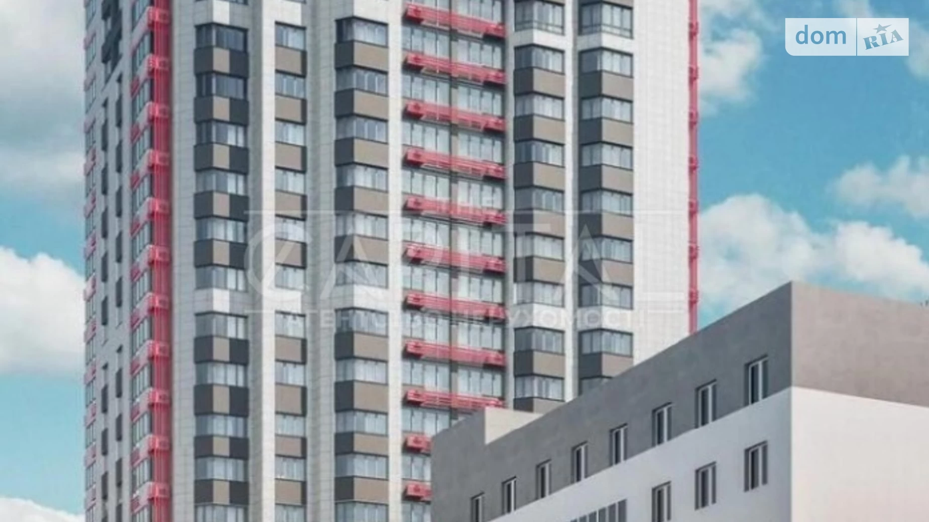 Продается 1-комнатная квартира 46.4 кв. м в Киеве, ул. Генерала Алмазова - фото 3