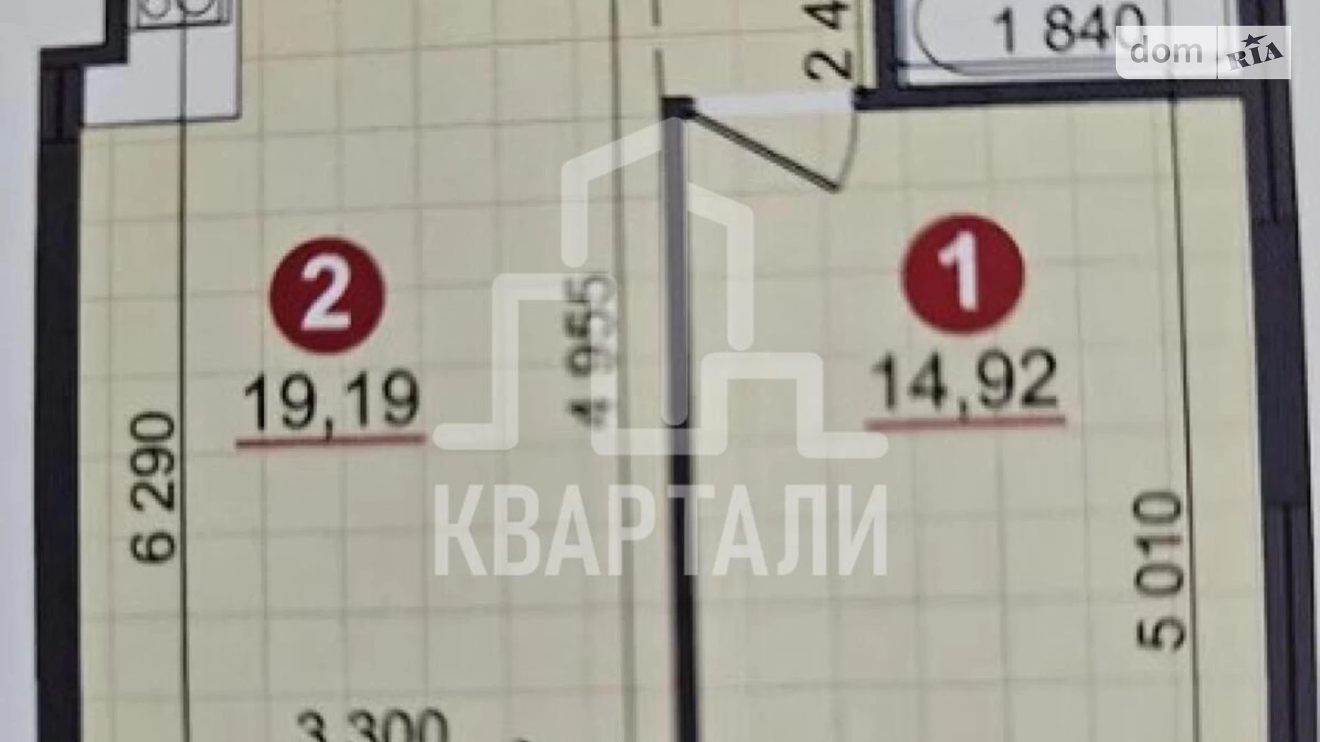 Продается 1-комнатная квартира 45.8 кв. м в Киеве, просп. Европейского Союза(Правды), 45 - фото 2