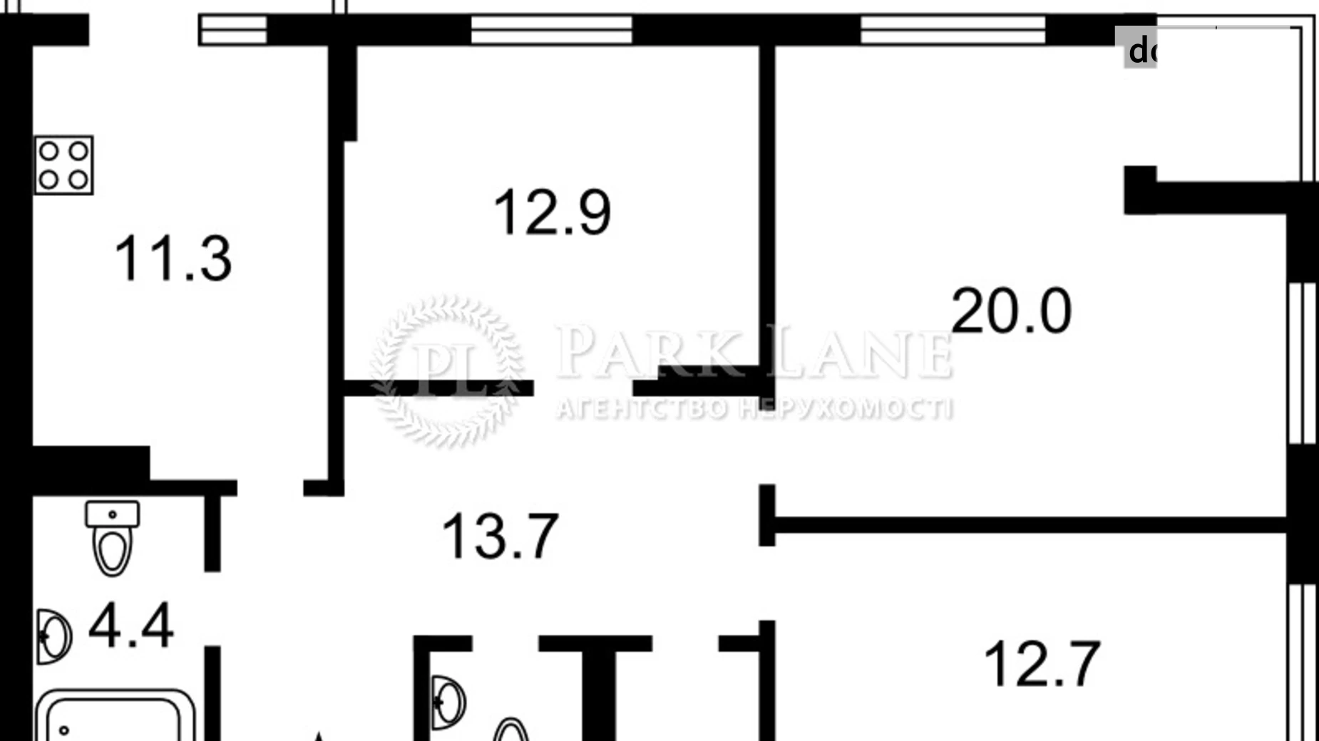 Продается 3-комнатная квартира 81 кв. м в Киеве, ул. Глубочицкая, 13