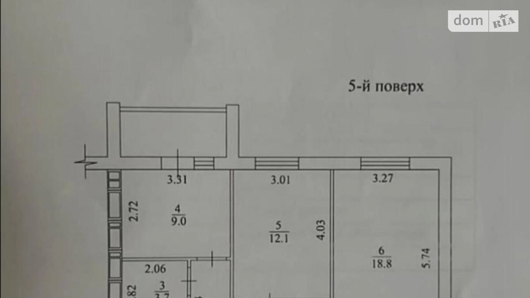 Продається 2-кімнатна квартира 56 кв. м у Харкові, вул. Академіка Барабашова, 48