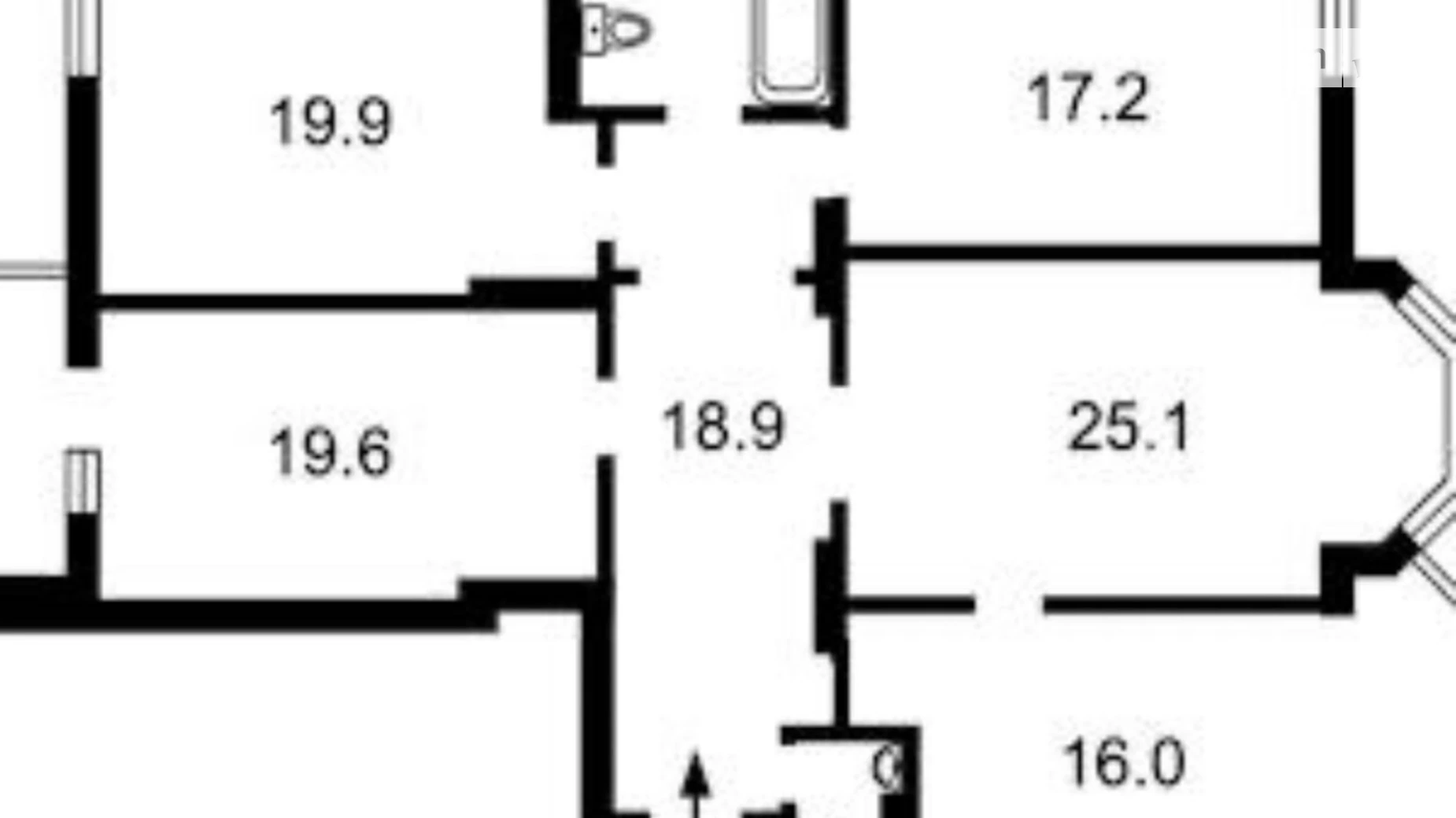 Продается 4-комнатная квартира 132 кв. м в Киеве, просп. Петра Григоренко, 28