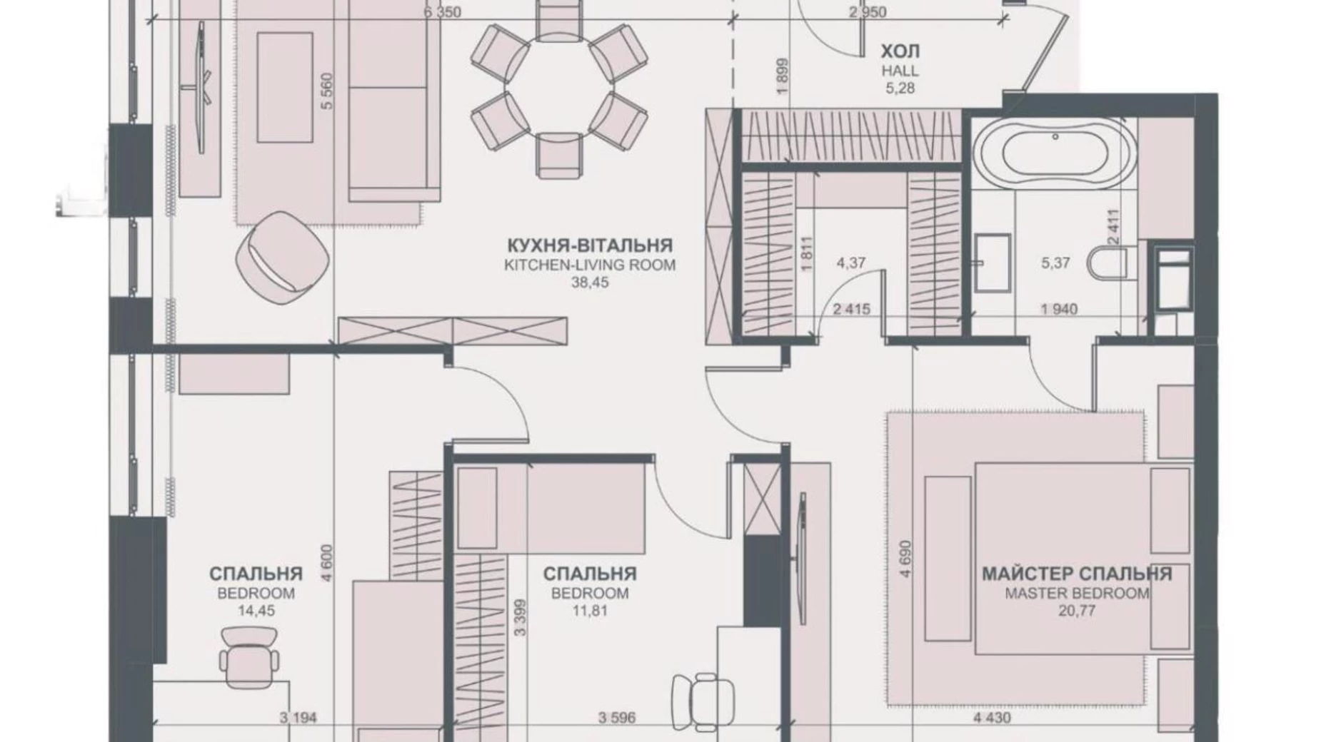 Продается 3-комнатная квартира 105 кв. м в Киеве, ул. Василия Тютюнника, 39/2 - фото 2