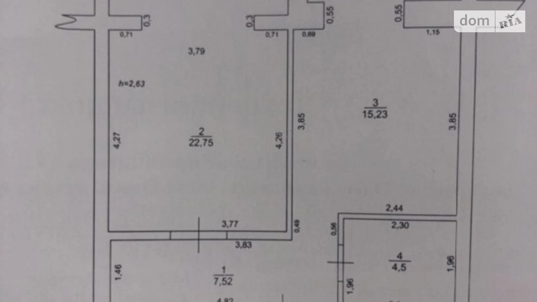 Продається 2-кімнатна квартира 54 кв. м у Одесі, вул. Старицького