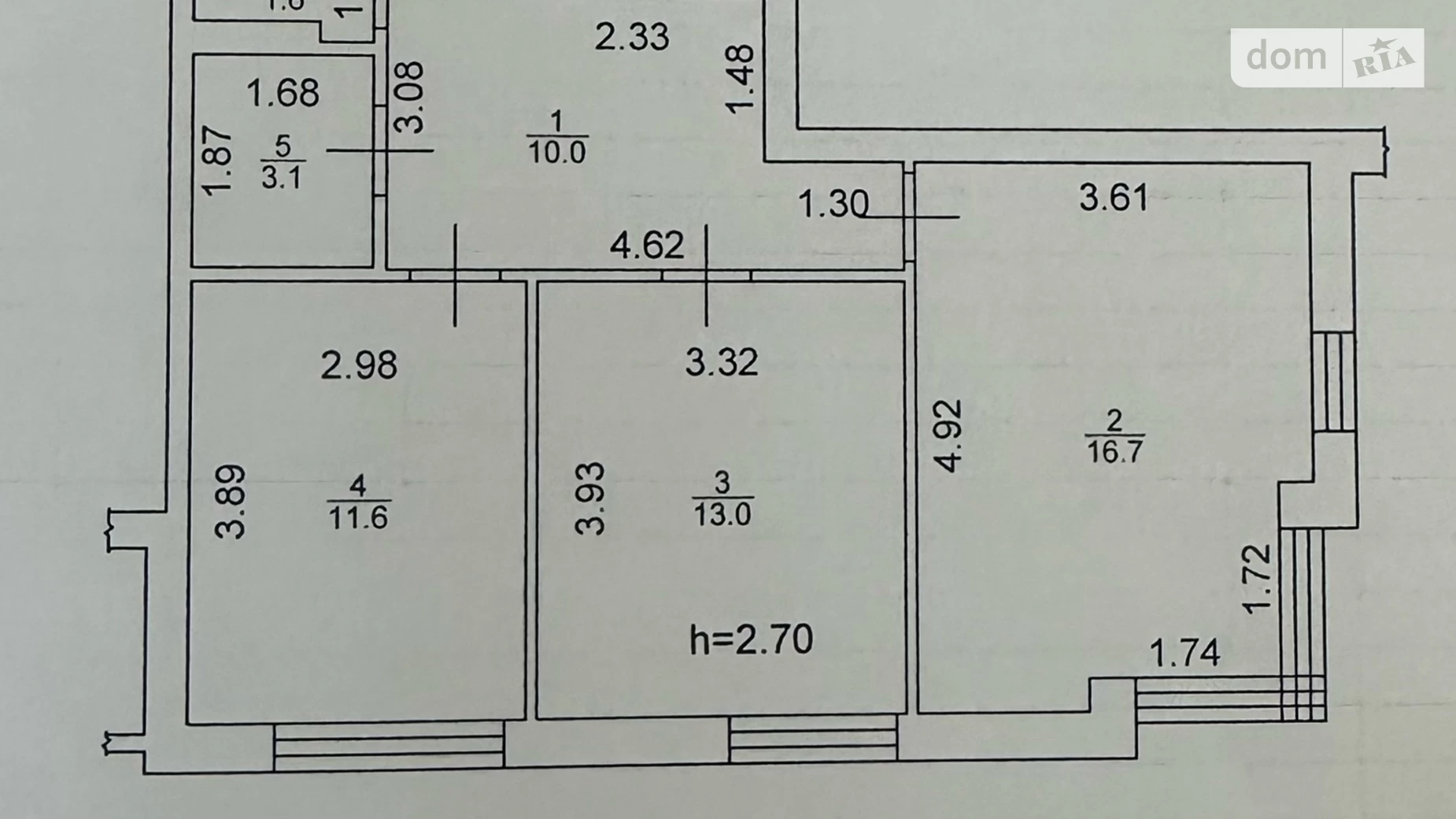 Продається 2-кімнатна квартира 56 кв. м у Ірпені, вул. Університетська, 3/9