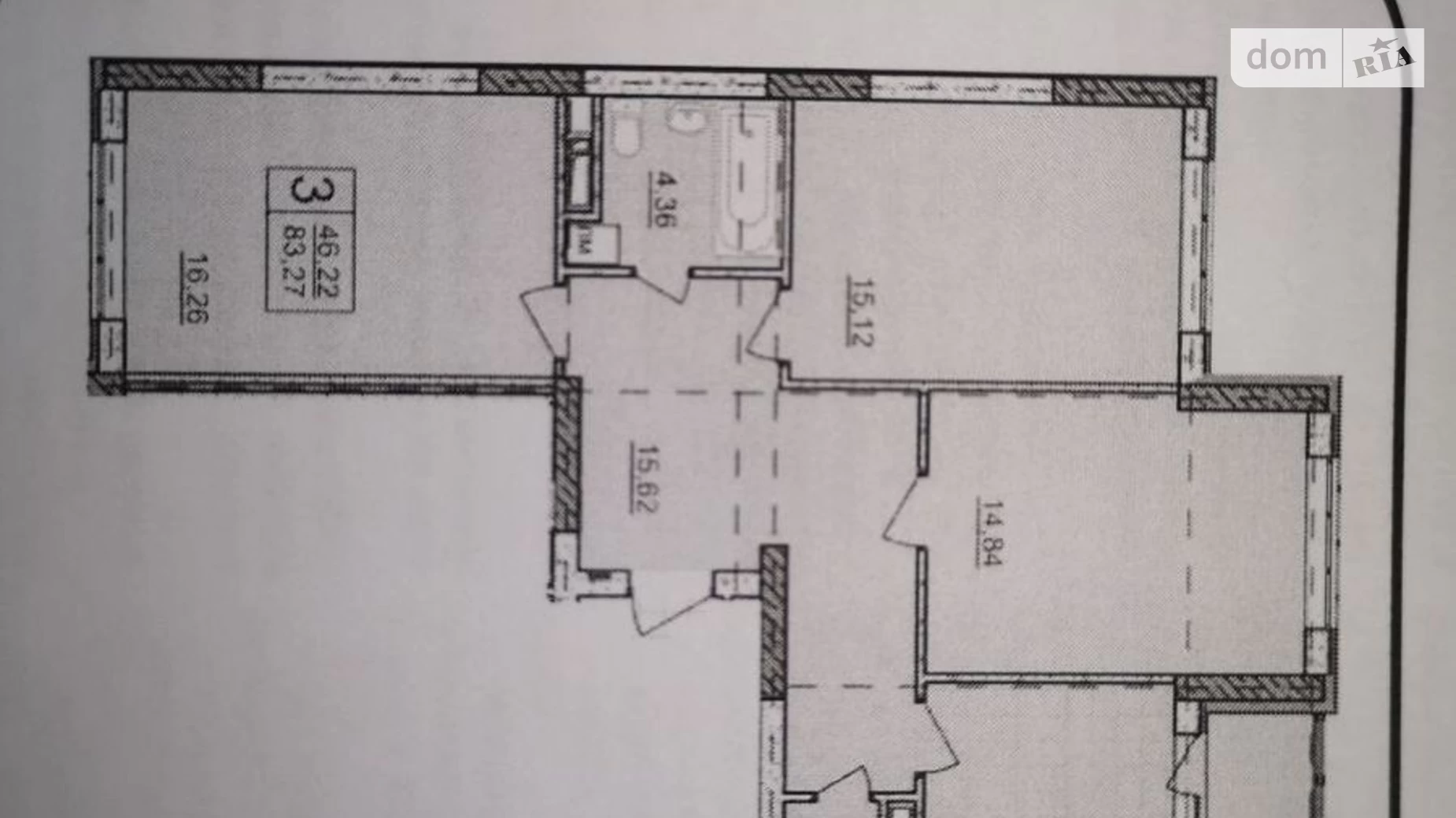 Продается 3-комнатная квартира 84 кв. м в Киеве, ул. Тираспольская, 52А - фото 2