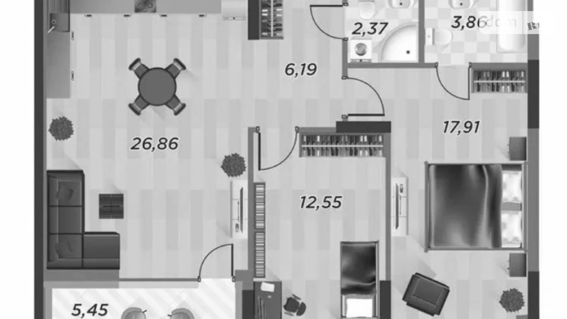 Продается 3-комнатная квартира 78 кв. м в Киеве, ул. Шолуденко, 30