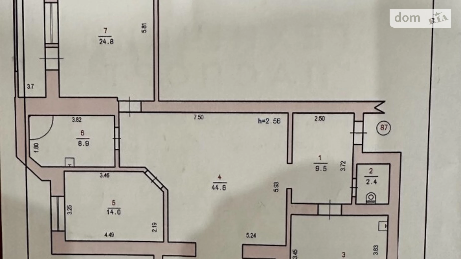 Продается 3-комнатная квартира 125 кв. м в Хмельницком, ул. Водопроводная