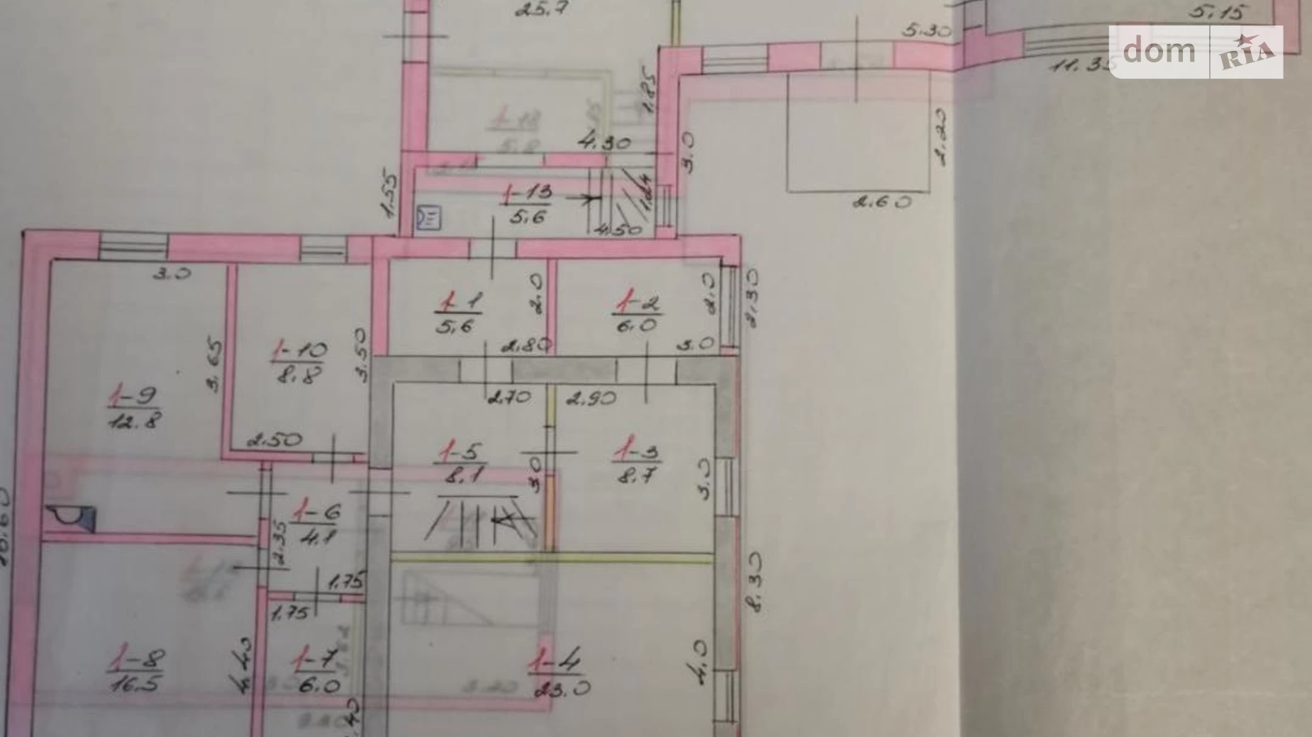 Продається будинок 2 поверховий 247 кв. м з банею/сауною, Зеленая