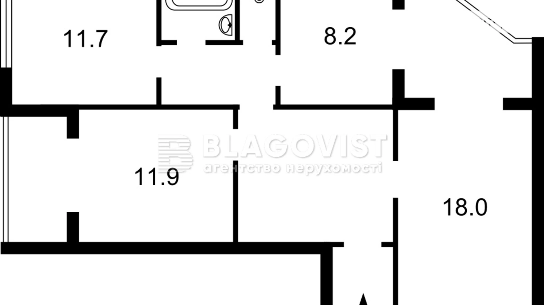 Продается 3-комнатная квартира 83 кв. м в Киеве, ул. Александра Кошица, 10/21