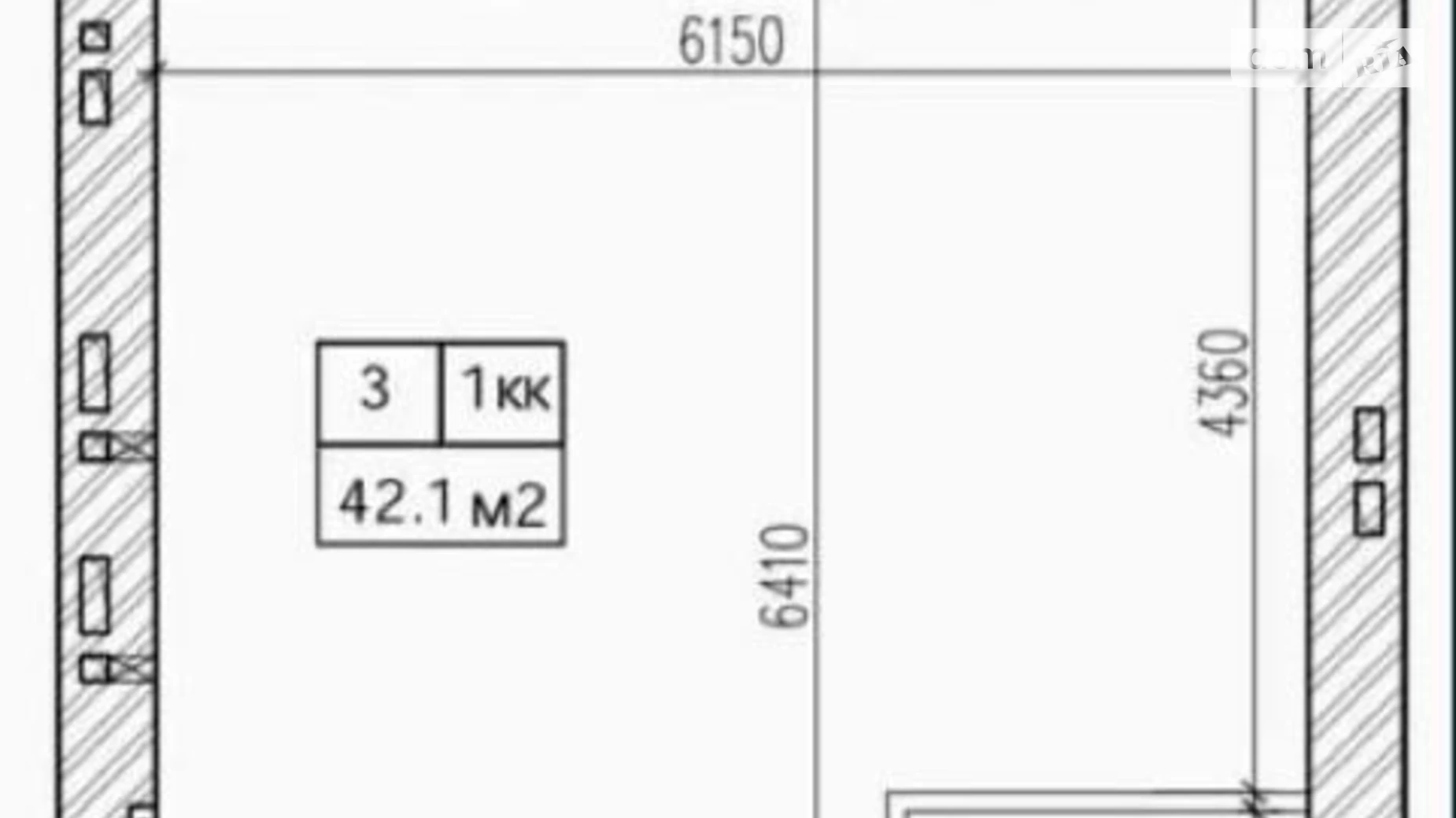 Продается 1-комнатная квартира 42 кв. м в Днепре, просп. Слобожанский