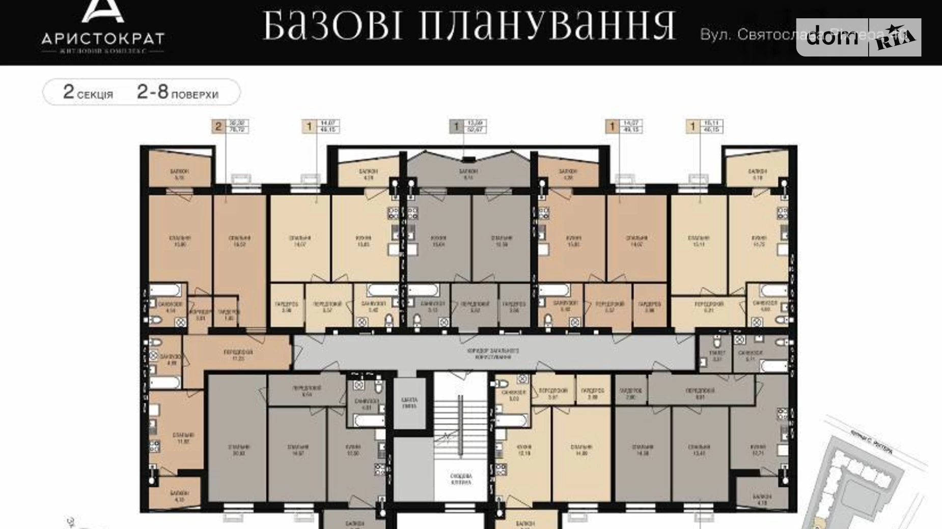 Продается 2-комнатная квартира 72 кв. м в Житомире, ул. Святослава Рихтера - фото 2