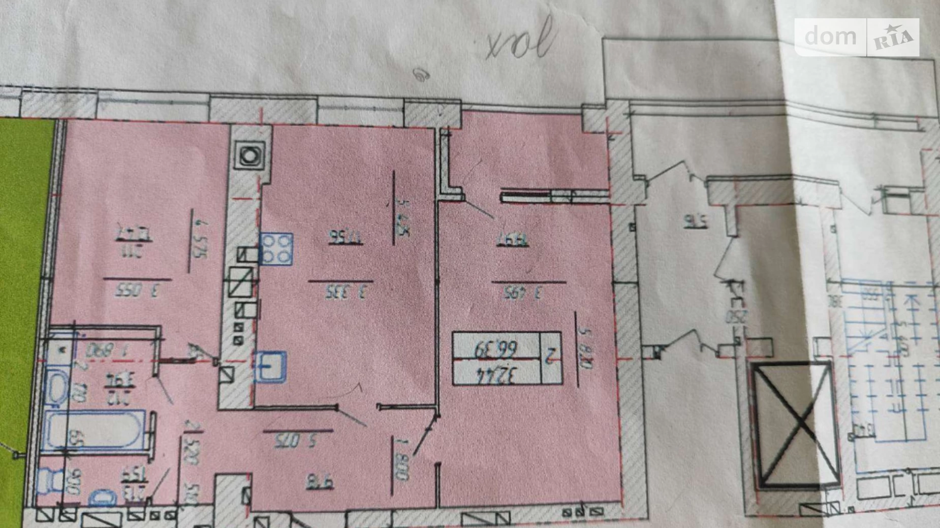 Продается 2-комнатная квартира 66 кв. м в Хмельницком, ул. Лесогриневецкая