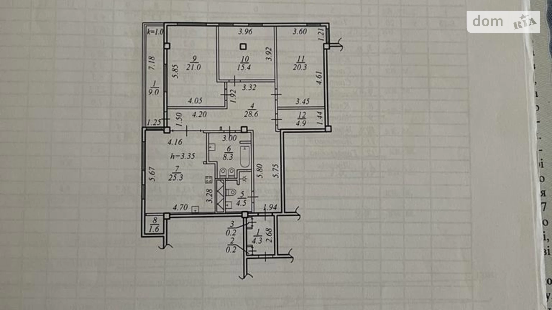 Продається 3-кімнатна квартира 146 кв. м у Дніпрі, вул. Левка Лук’яненка, 3Г