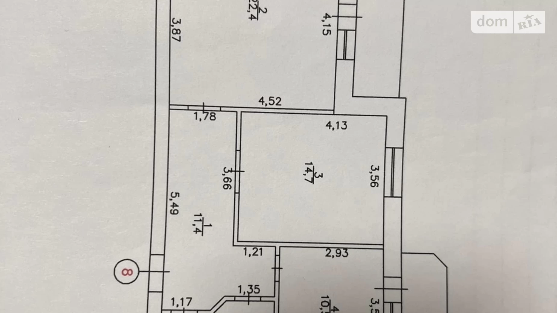 Продается 2-комнатная квартира 67.3 кв. м в Виннице, ул. Дионисия Миклера(Мичурина)