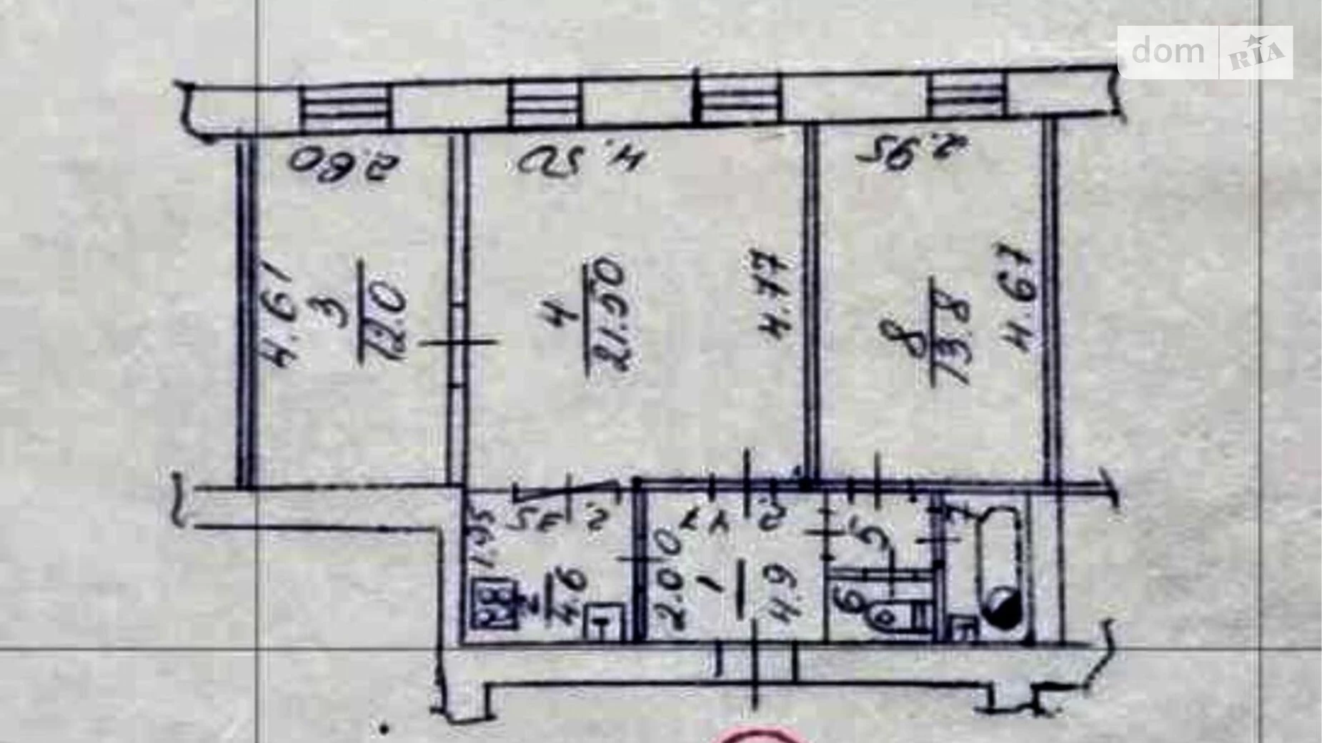 Продається 3-кімнатна квартира 63 кв. м у Харкові, вул. Гоголя, 13 - фото 3