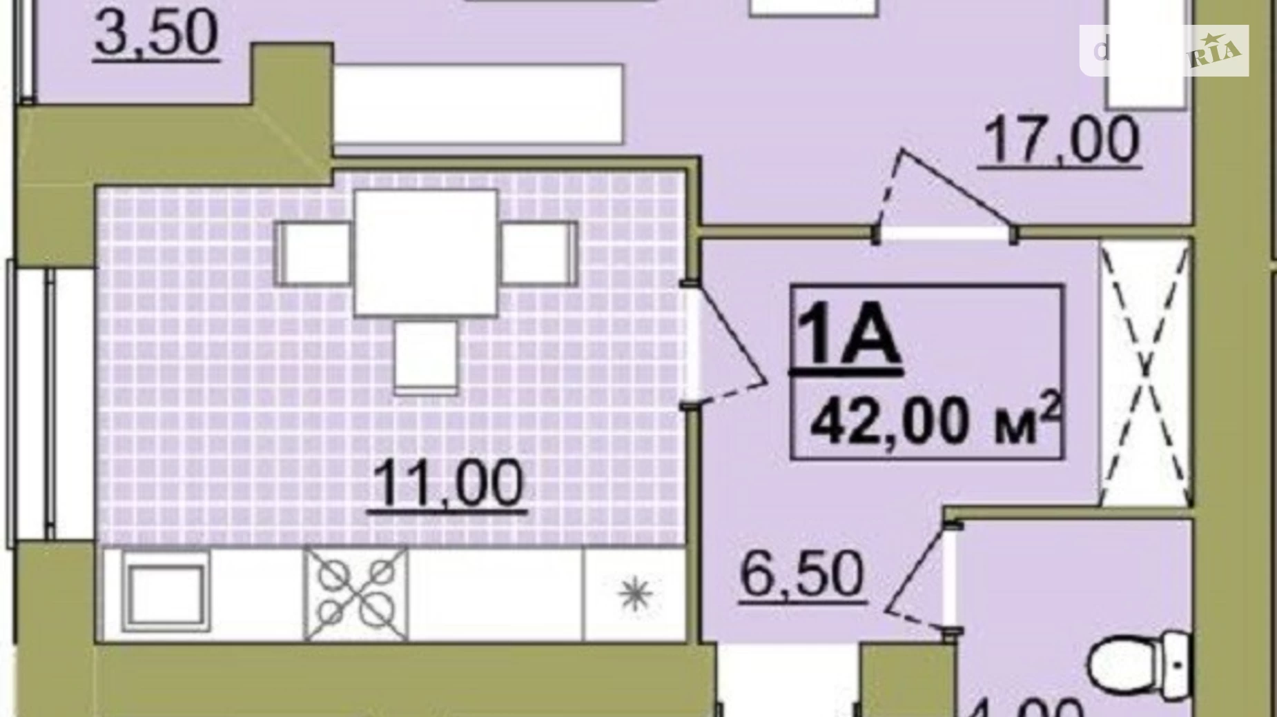 Продается 1-комнатная квартира 41.5 кв. м в Ивано-Франковске, ул. Высочана Семена, 19 - фото 4
