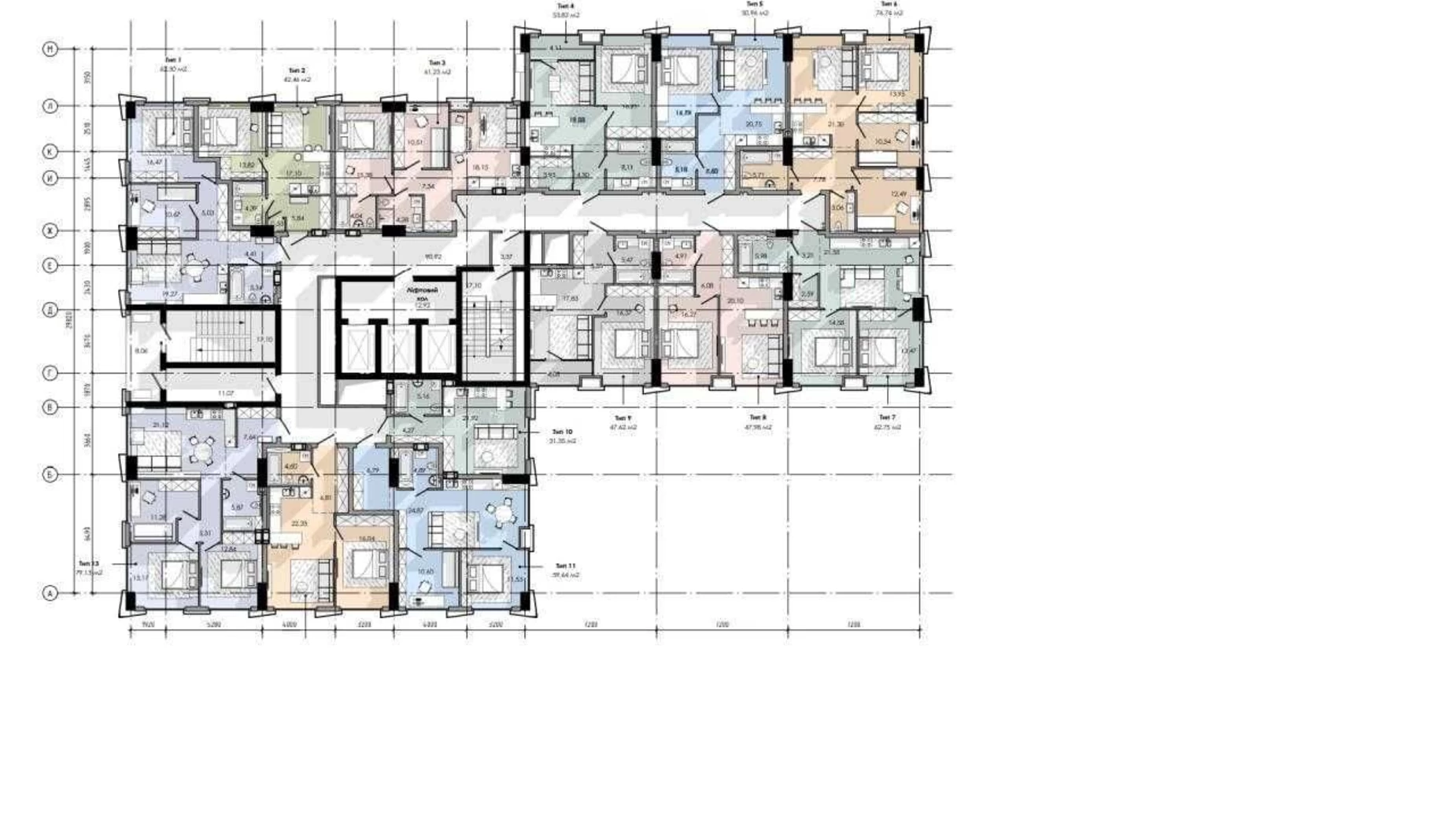 Продается 1-комнатная квартира 42.46 кв. м в Днепре, ул. Набережная Победы