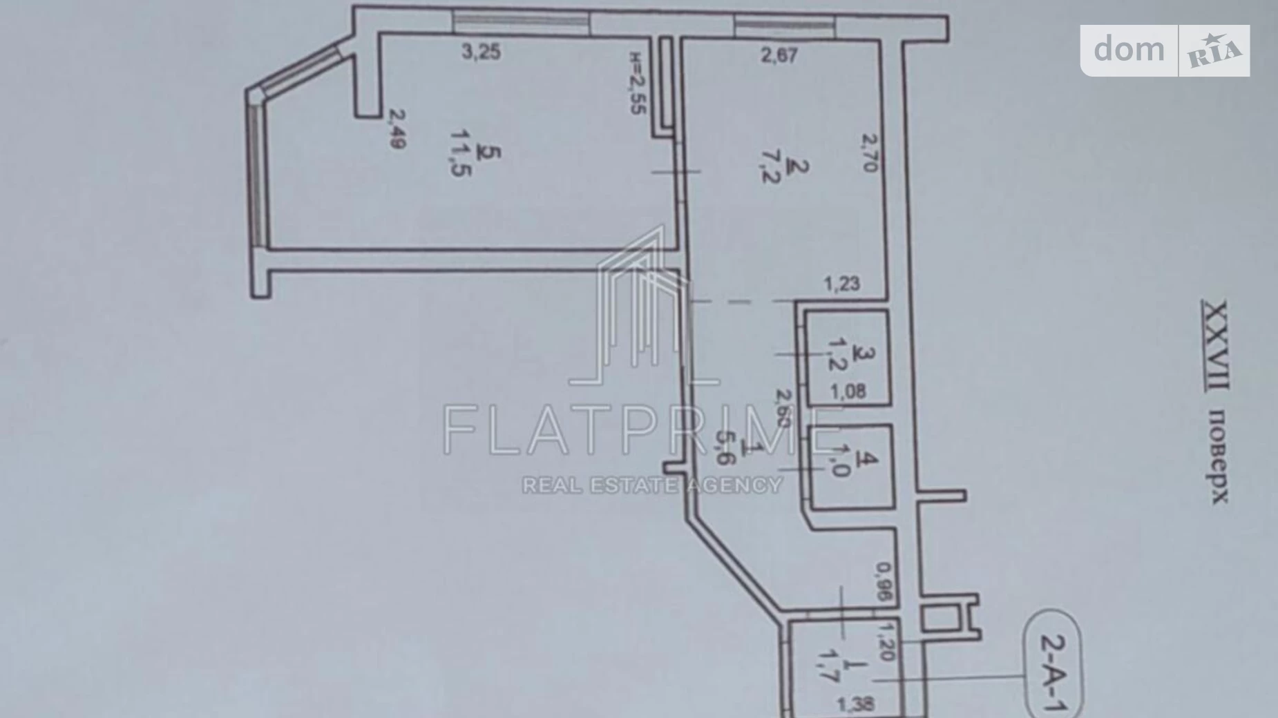 Продается 1-комнатная квартира 27 кв. м в Киеве, пров. Лысогорский