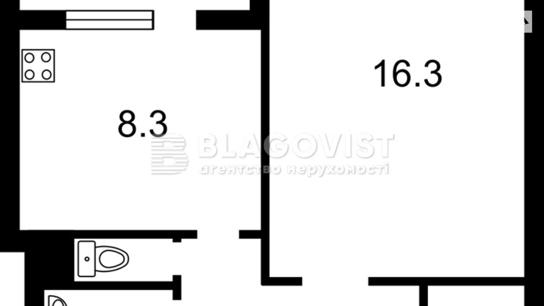 Продается 1-комнатная квартира 35 кв. м в Киеве, просп. Гонгадзе Георгия(Советской Украины), 32Ж - фото 3