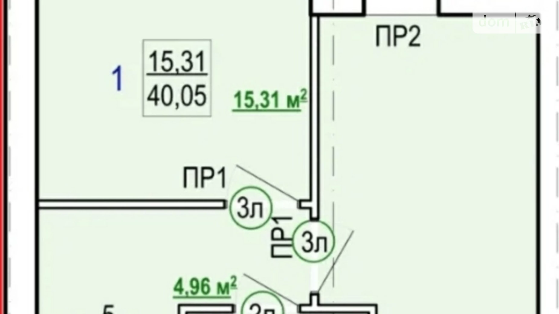 Продается 1-комнатная квартира 40 кв. м в Харькове, ул. Борткевича, 5 - фото 3