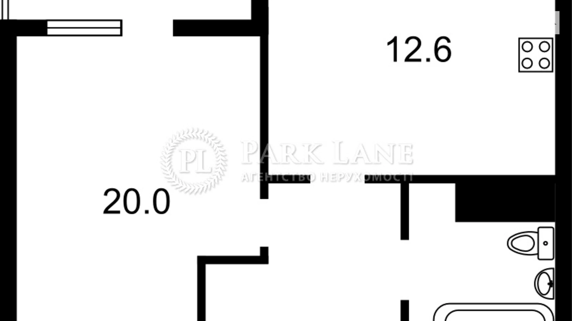 Продается 1-комнатная квартира 47 кв. м в Киеве, ул. Академика Заболотного, 15