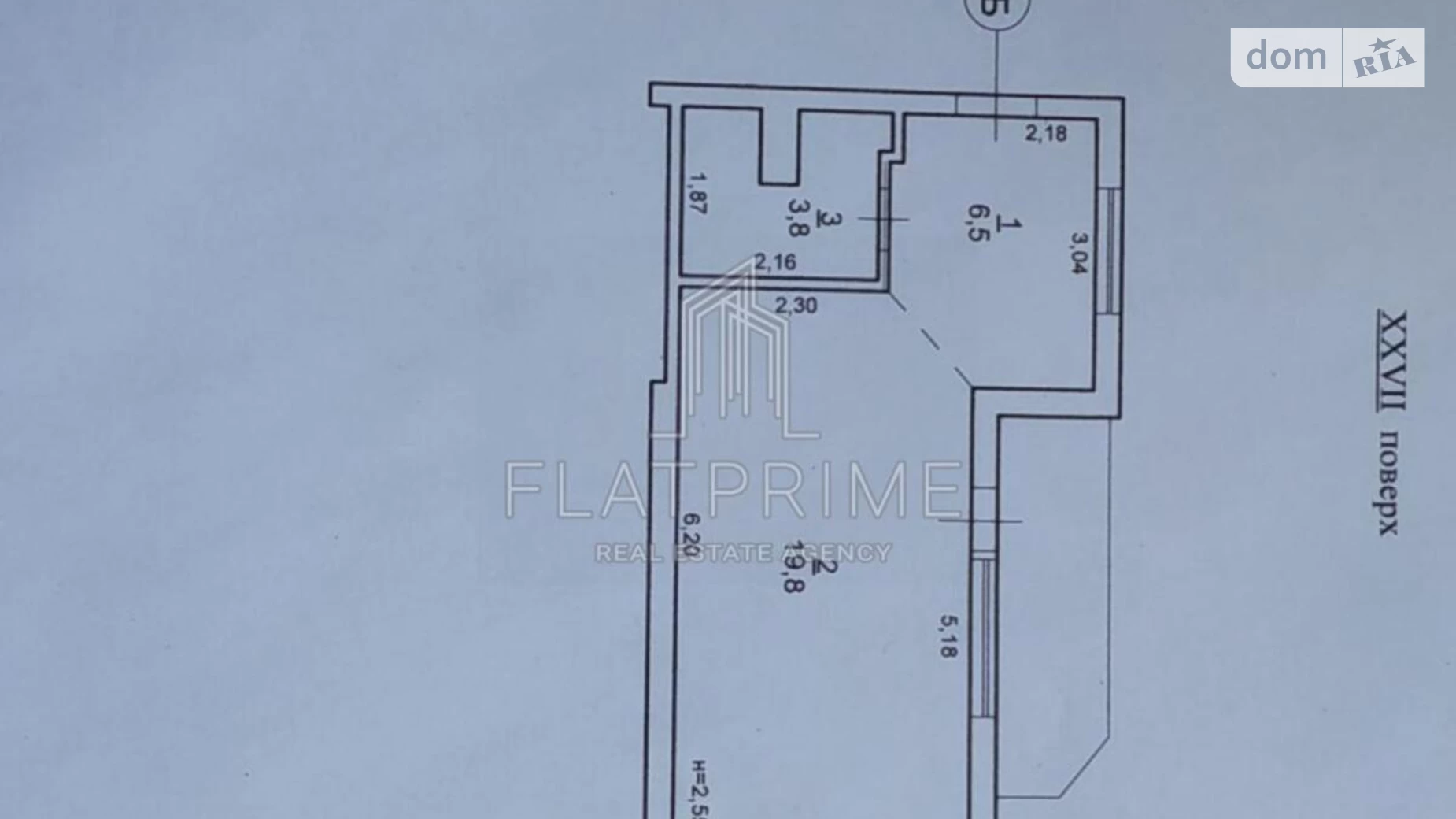 Продається 1-кімнатна квартира 32 кв. м у Києві, пров. Лисогірський