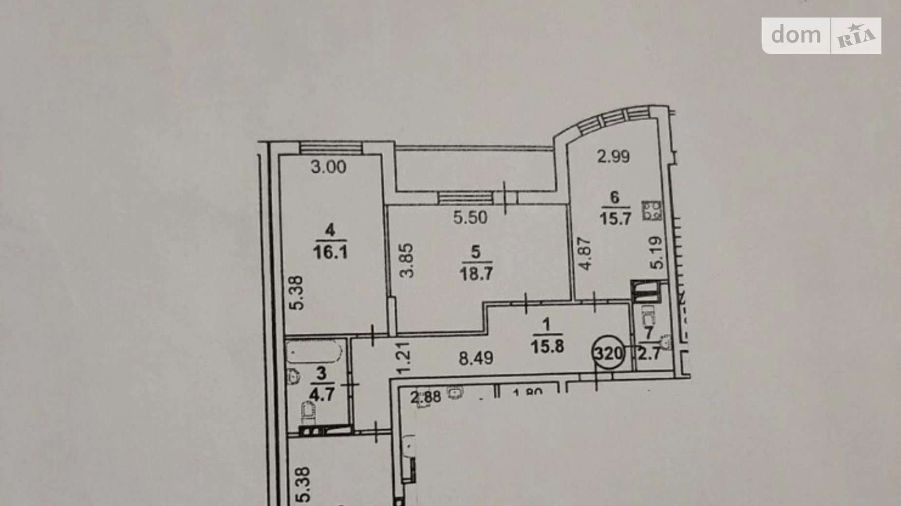 Продается 3-комнатная квартира 100 кв. м в Киеве, ул. Сикорского, 1