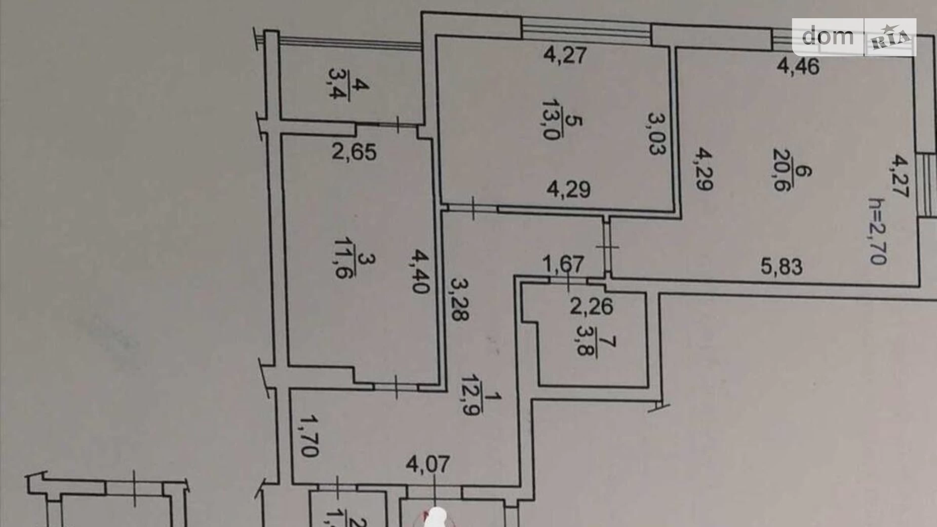 Продается 2-комнатная квартира 67 кв. м в Киеве, ул. Бережанская, 15