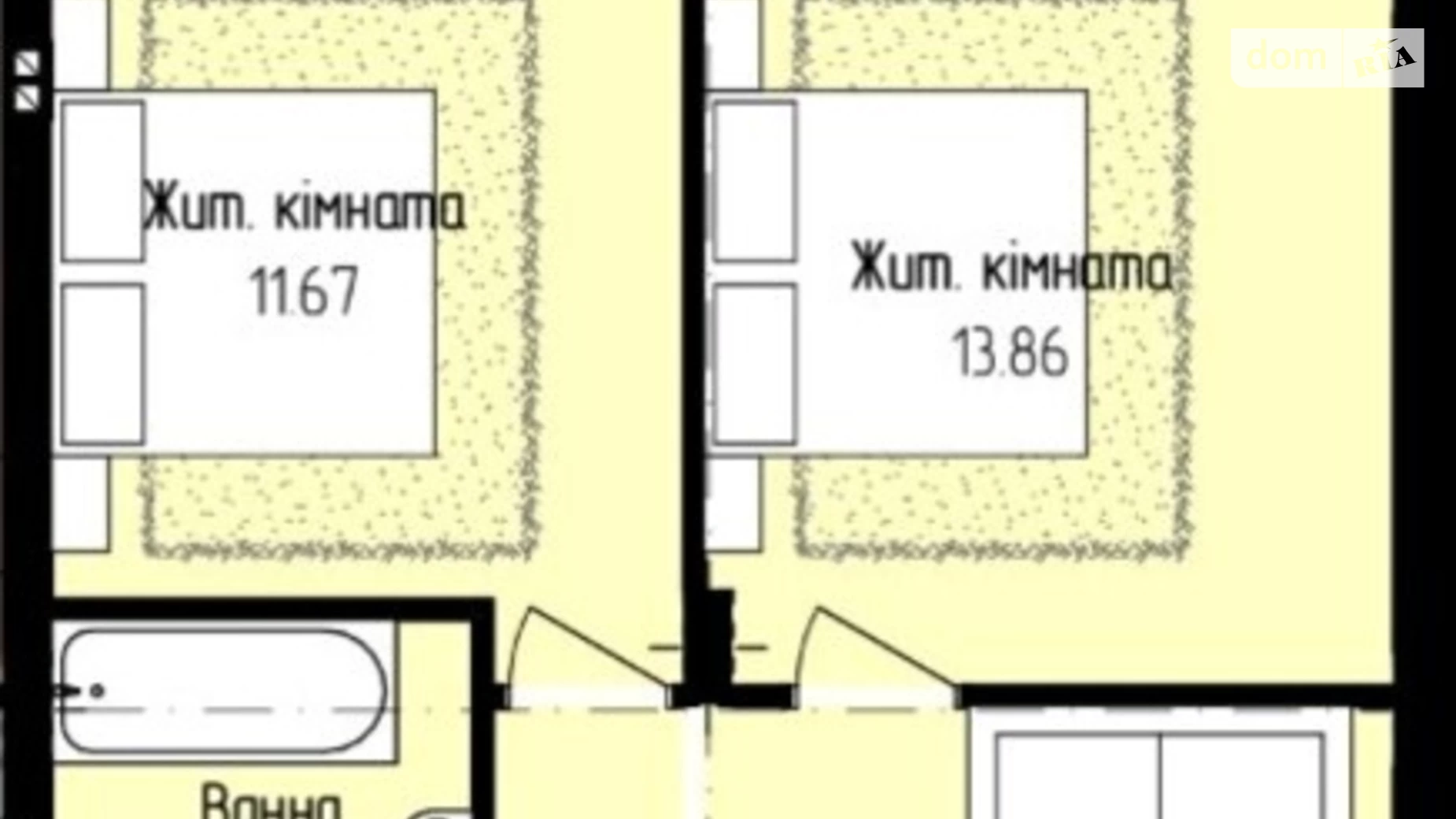 Продается 2-комнатная квартира 53 кв. м в Ужгороде, ул. Загорская, 188 - фото 5