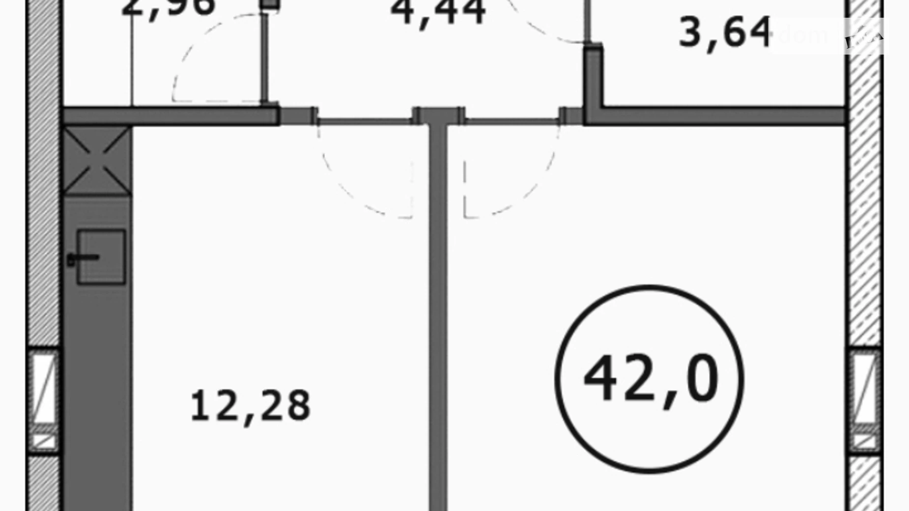 Продається 1-кімнатна квартира 42 кв. м у Дніпрі, вул. Холодильна