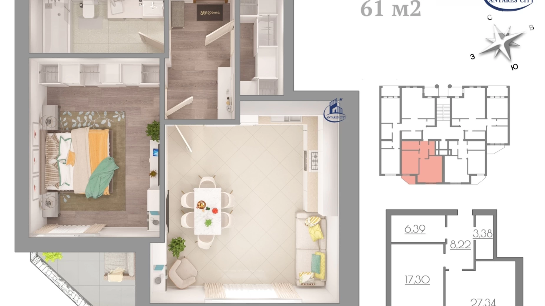 Продается 3-комнатная квартира 107 кв. м в Николаеве, ул. Марка Кропивницкого(Потемкинская), 61 - фото 4